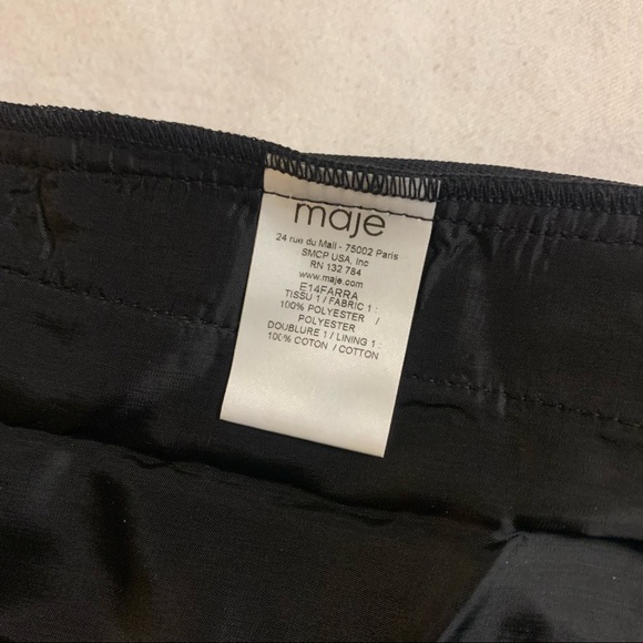 Maje dressy shorts with pockets sz 1 - Picture 4 of 5